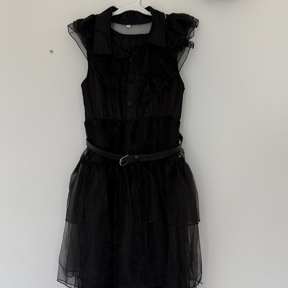 Wednesday Adams dress and accessories